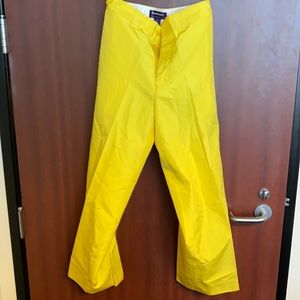 Polo Ralph Lauren yellow silk pant size 4